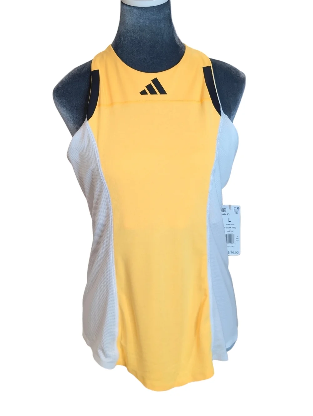 Adidas Y-Tank Pro in Spark/White Size Large - Picture 1 of 10